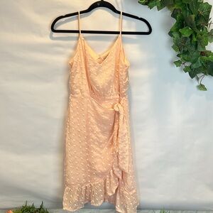 Gianni Bini Polka Dot Pink Mini Dress